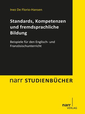 cover image of Standards, Kompetenzen und fremdsprachliche Bildung